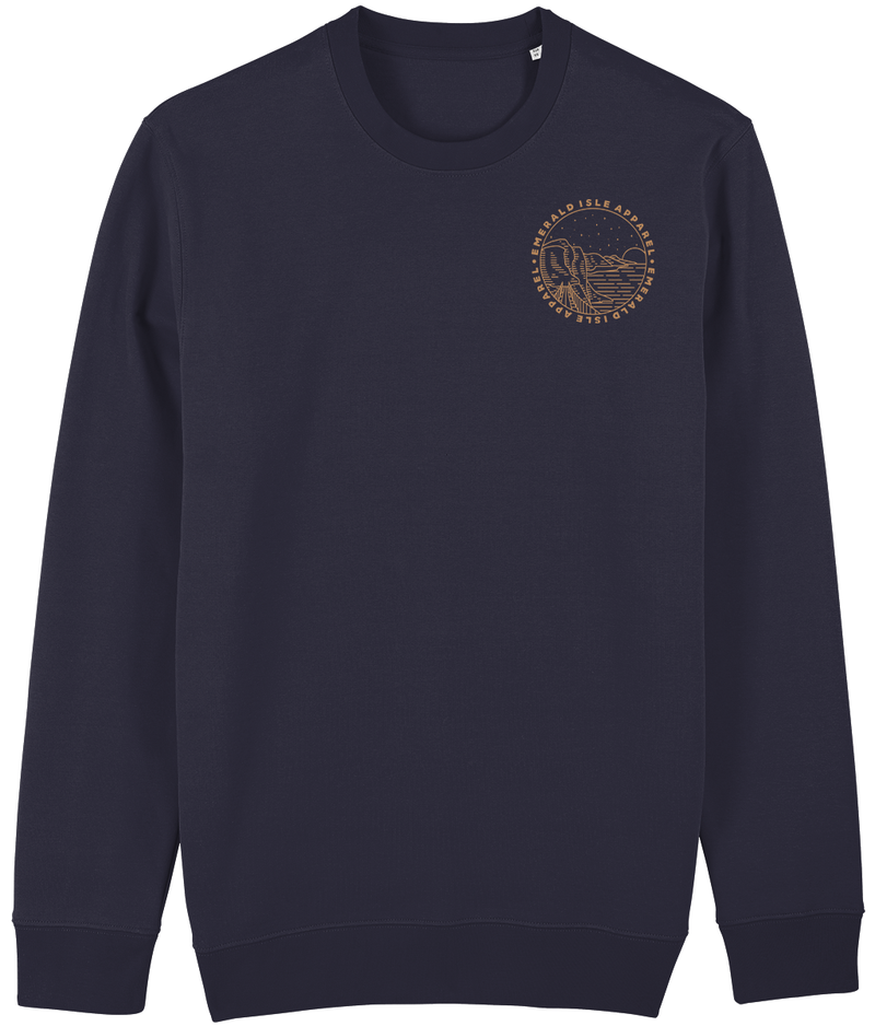 Navy Emerald Isle Apparel Logo Sweatshirt