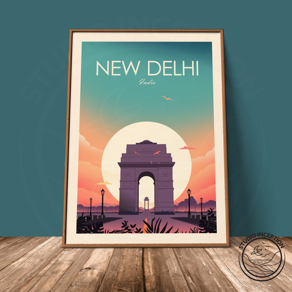 New Delhi Traditional Print
