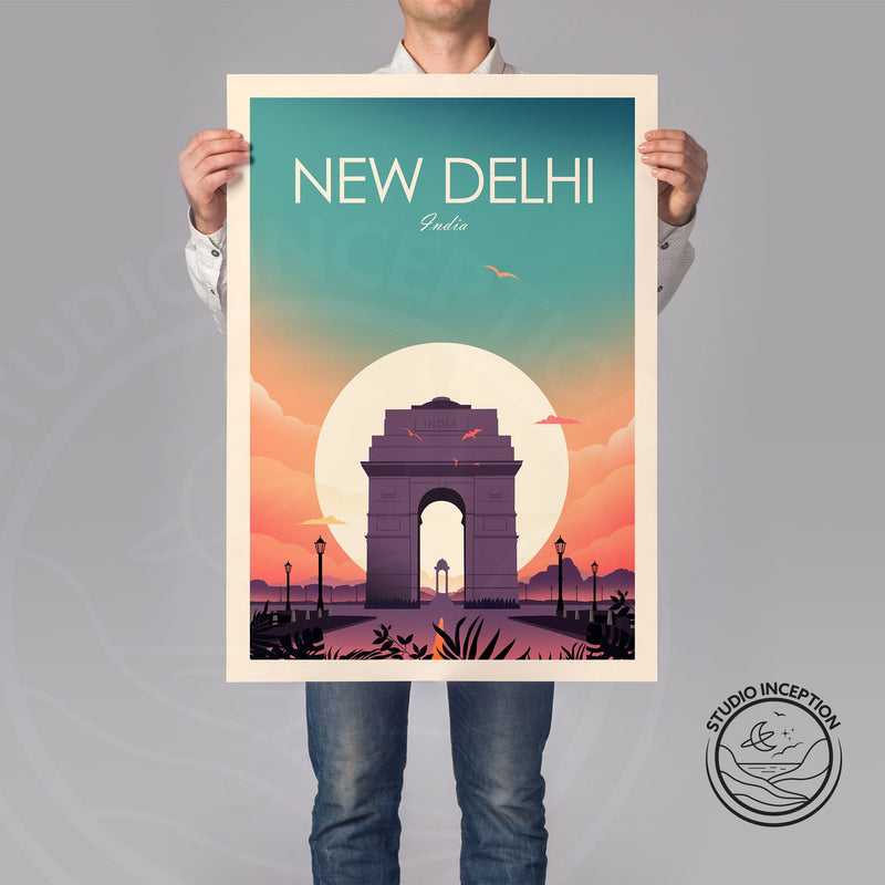 New Delhi Traditional Print