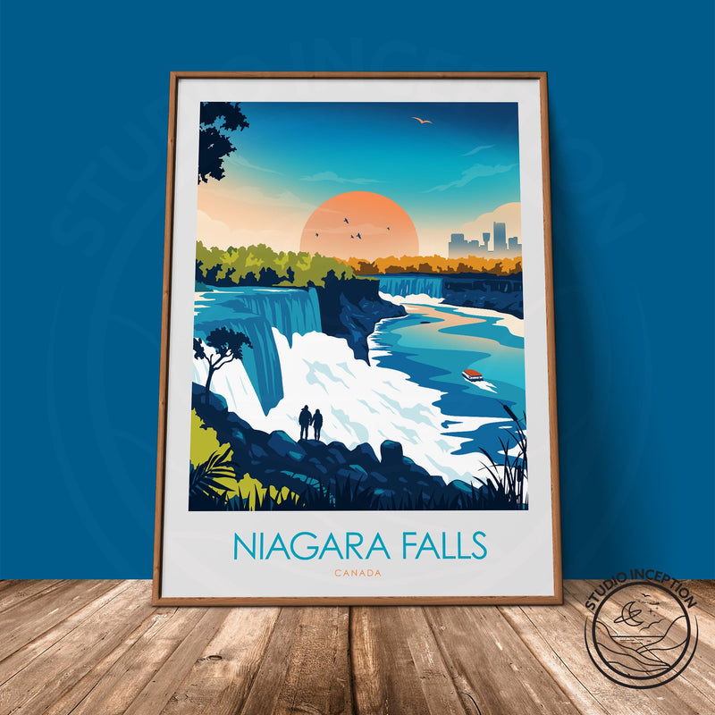 Niagara Falls Minimalist Print