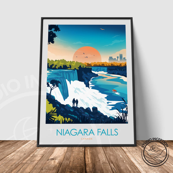 Niagara Falls Minimalist Print