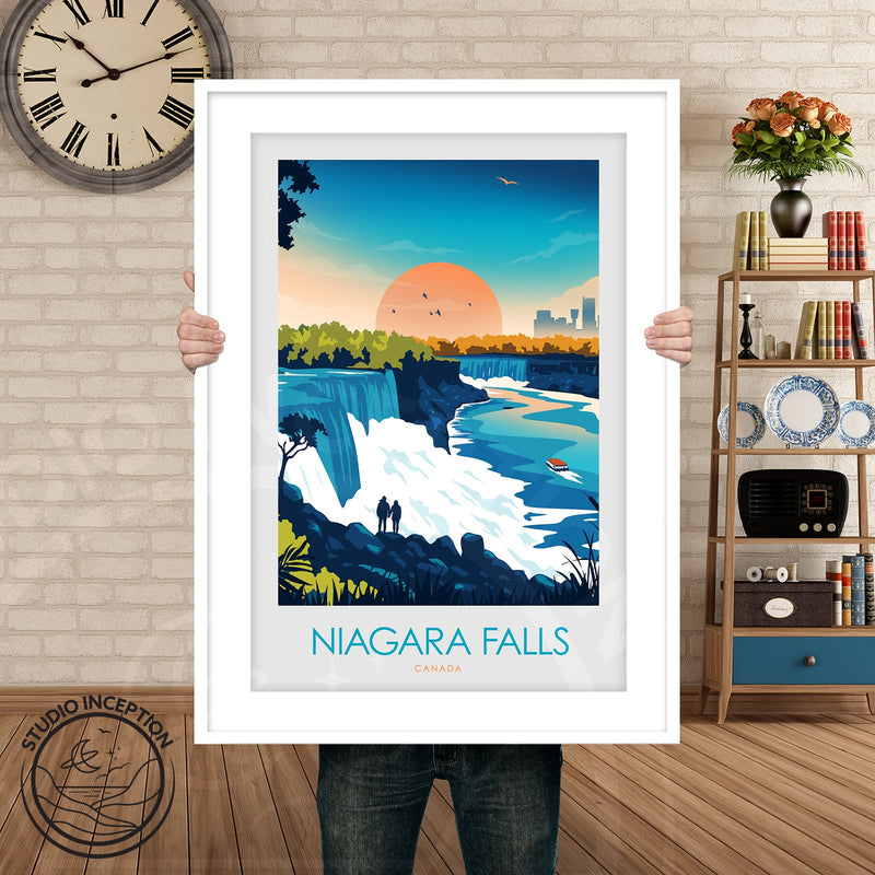 Niagara Falls Minimalist Print