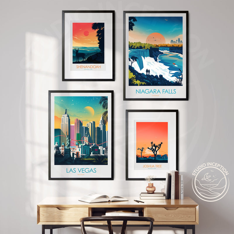 Niagara Falls Minimalist Print