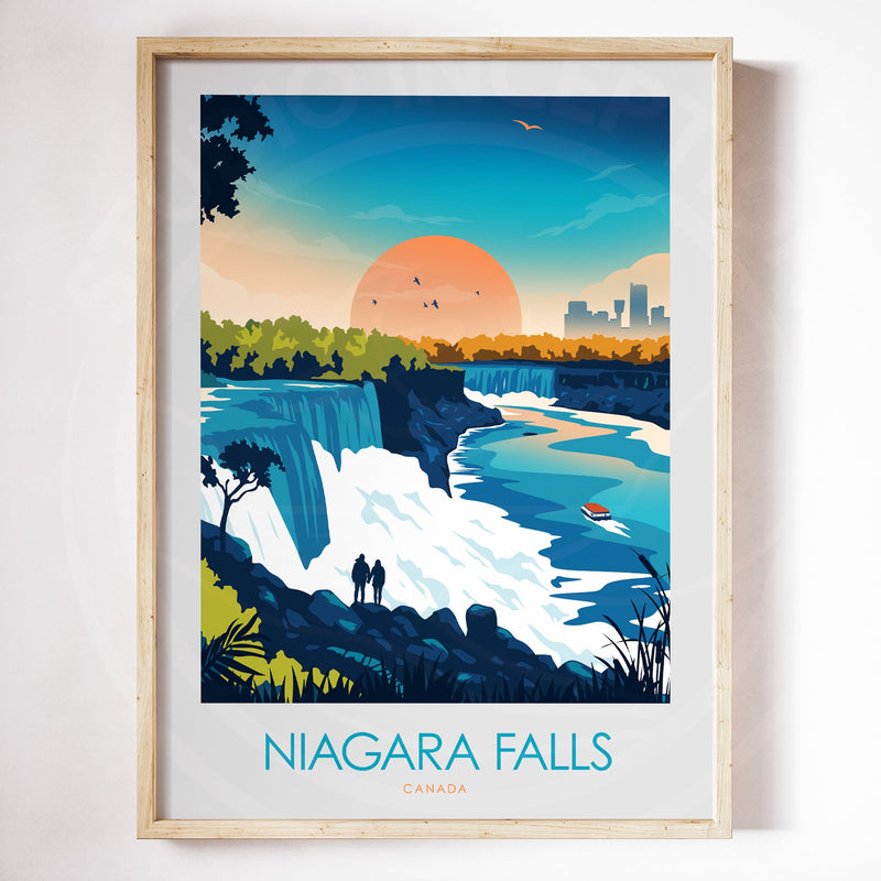 Niagara Falls Minimalist Print