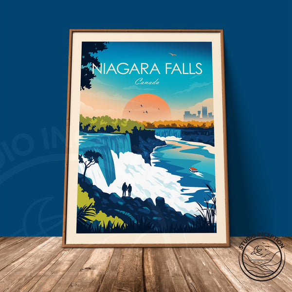 Niagara Falls Traditional Style Print