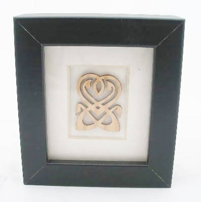 Irish Celtic Woodcuts - The Celtic Love Knot