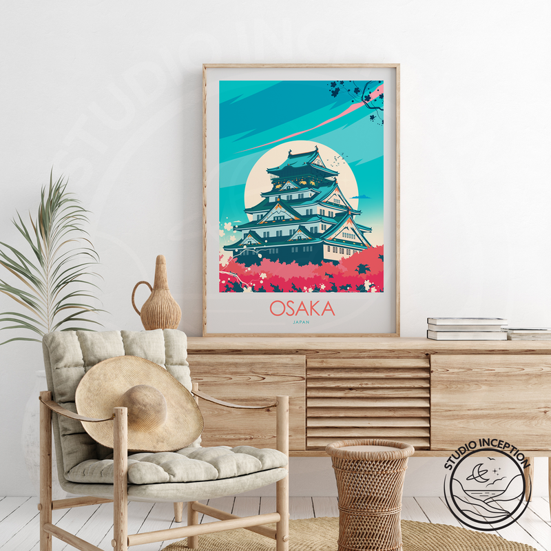 Osaka Minimalist Print