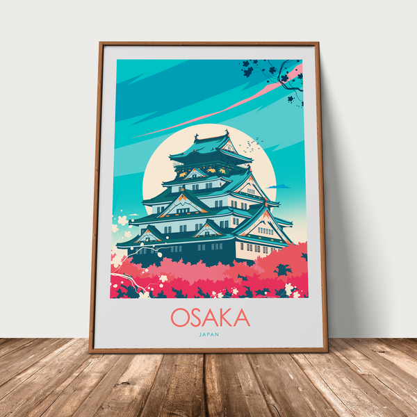 Osaka Minimalist Print