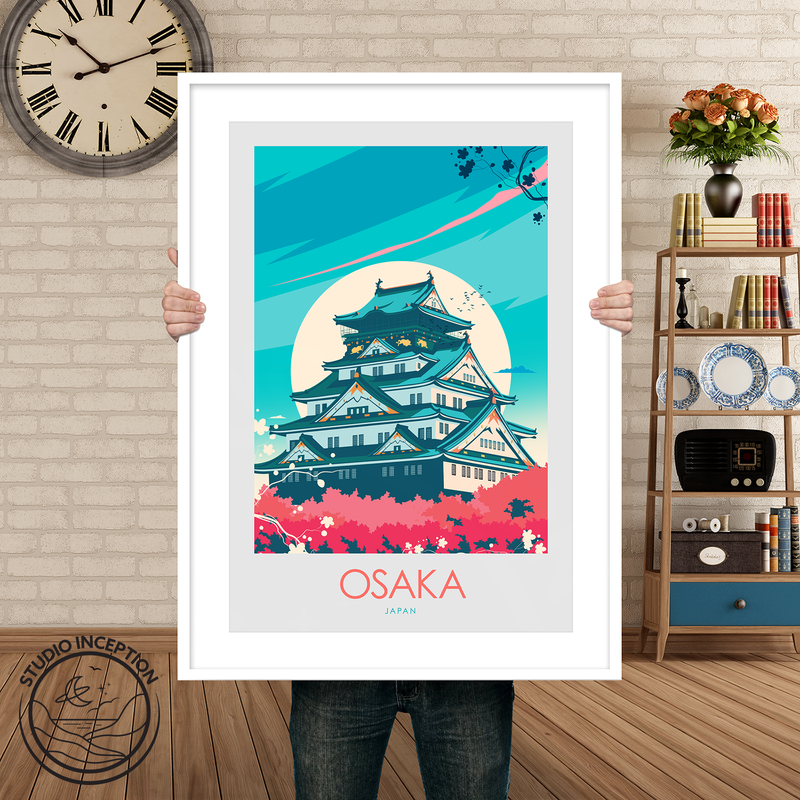 Osaka Minimalist Print