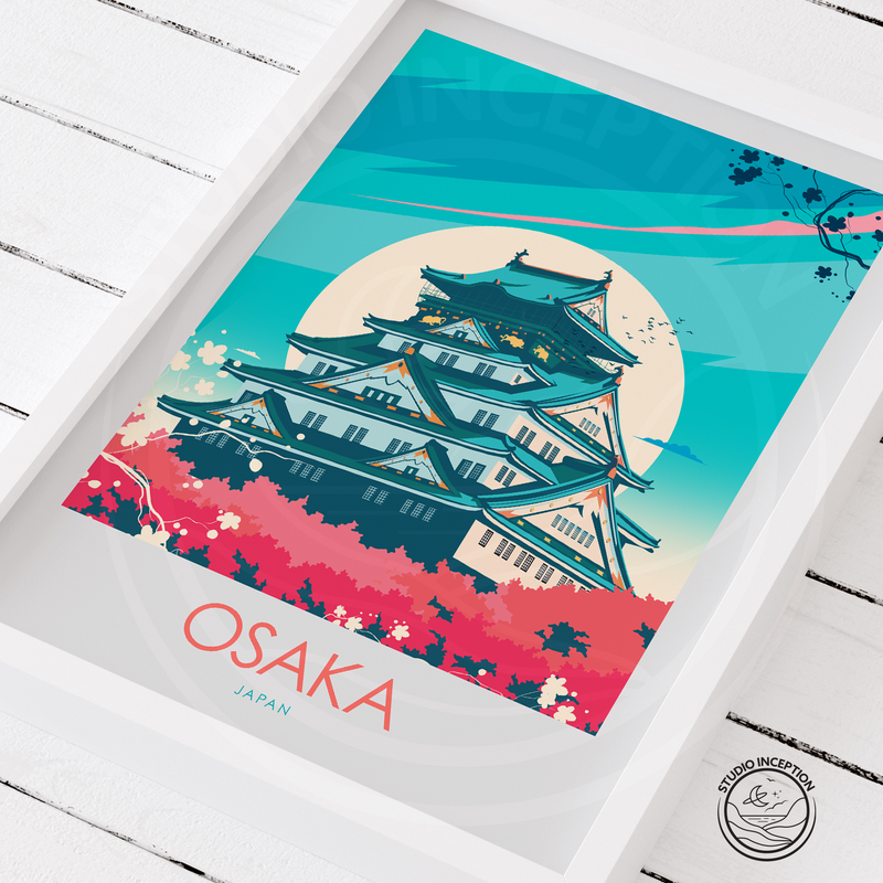 Osaka Minimalist Print