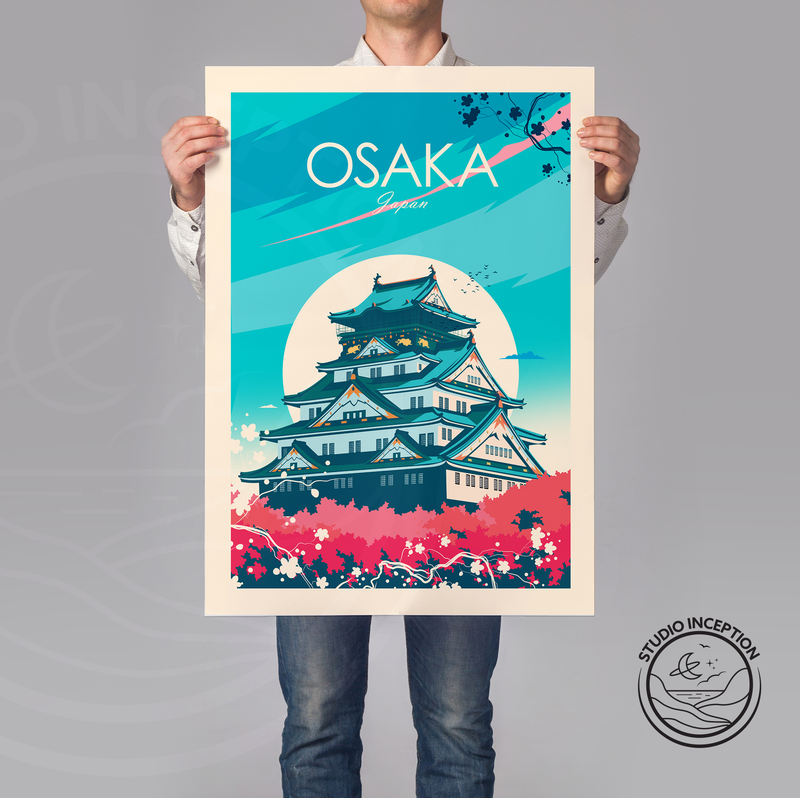 Osaka Traditional Style Print