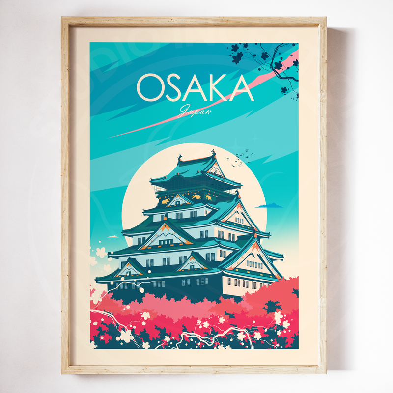 Osaka Traditional Style Print