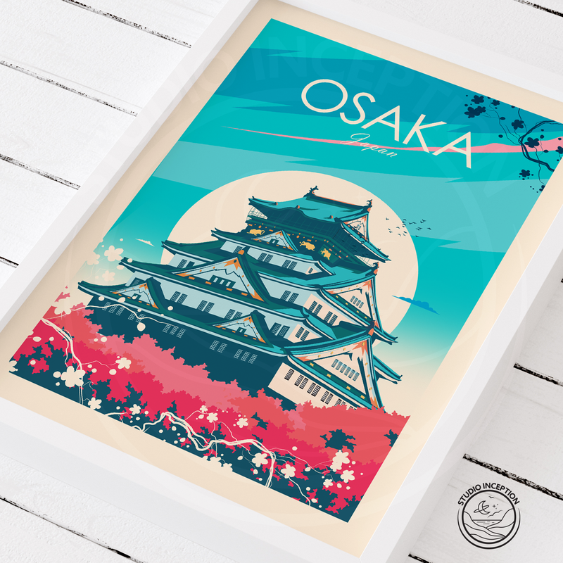 Osaka Traditional Style Print