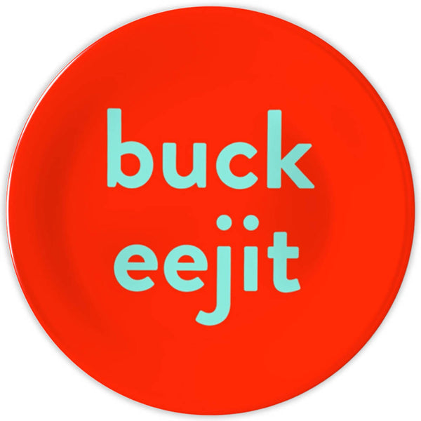 Buck Eejit Bone China Plate