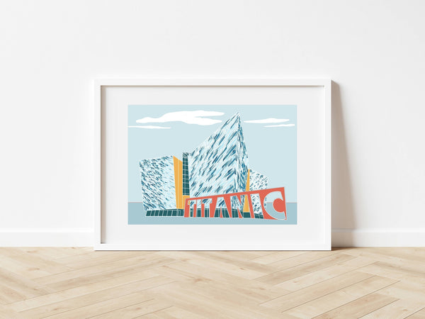Titanic, Belfast Mounted A5 Print