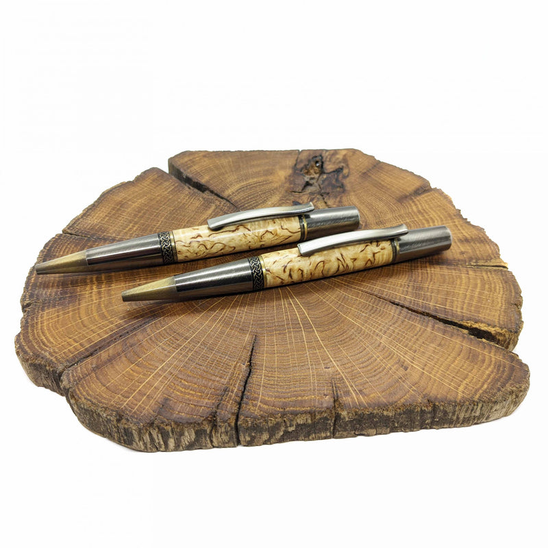 Birdseye Maple pen and pencil set