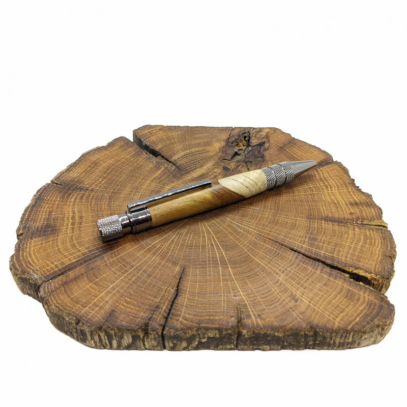 2 tone Laburnum wood pen