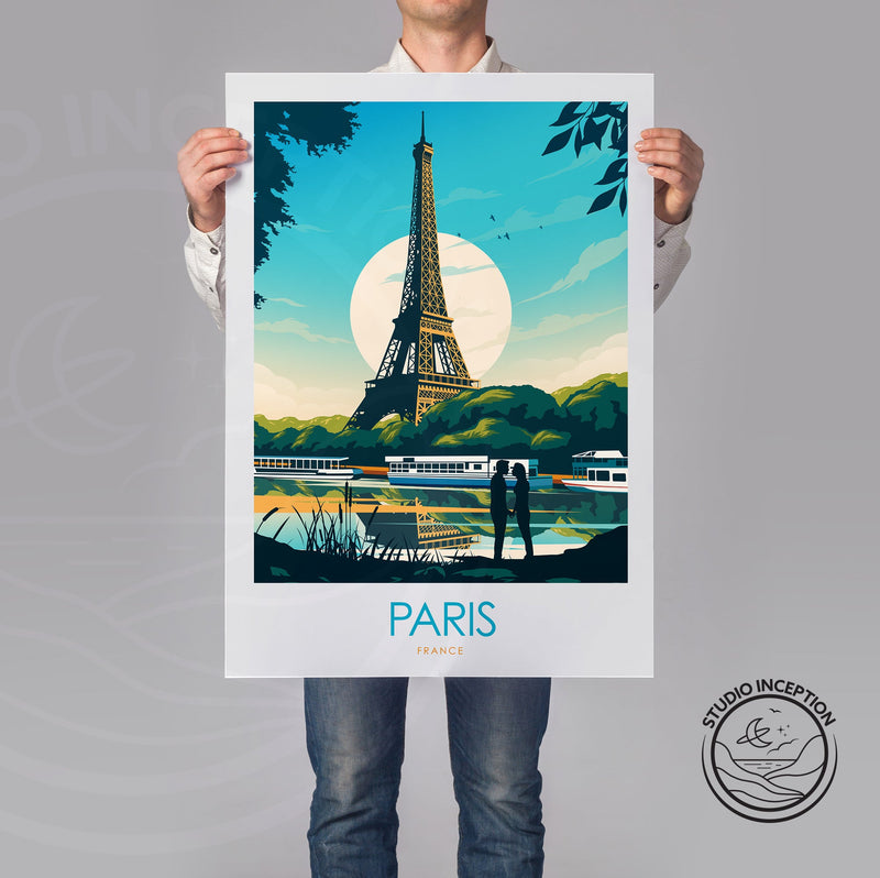 Paris Eiffel Tower Minimalist Print