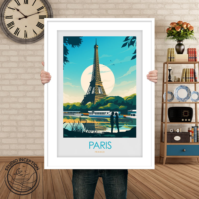 Paris Eiffel Tower Minimalist Print