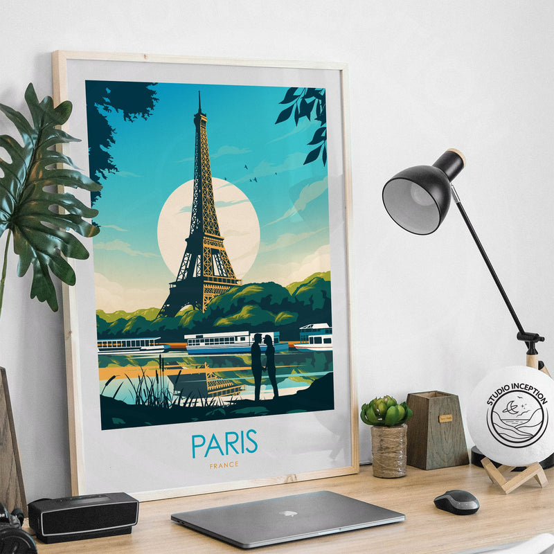 Paris Eiffel Tower Minimalist Print