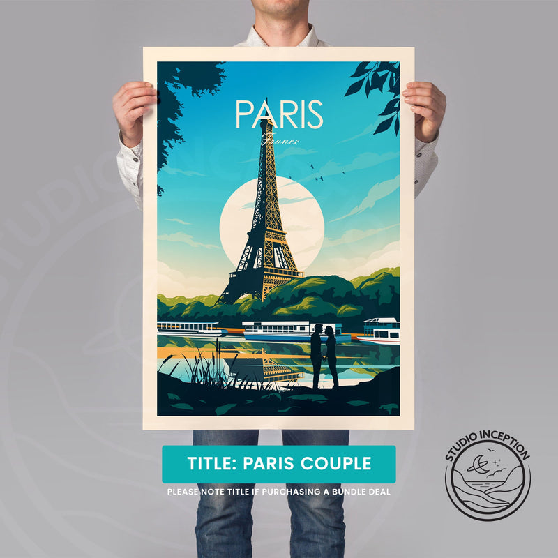 Paris France Traditional Style Print