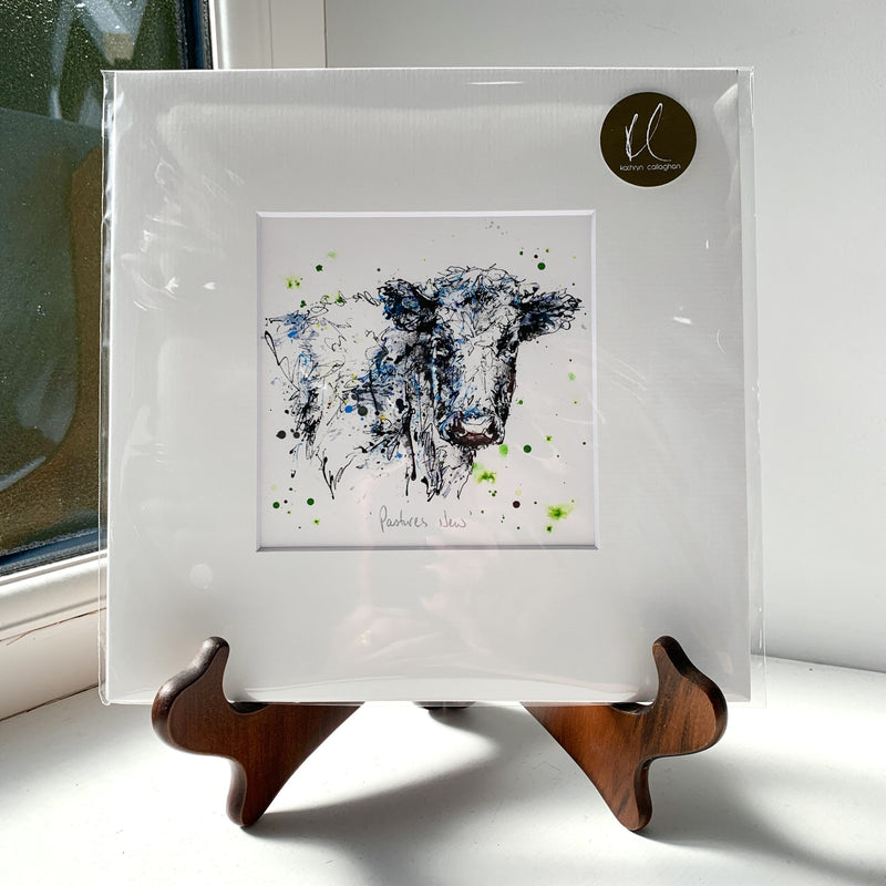 Pastures New - Cow Print with Size and Presentation Options