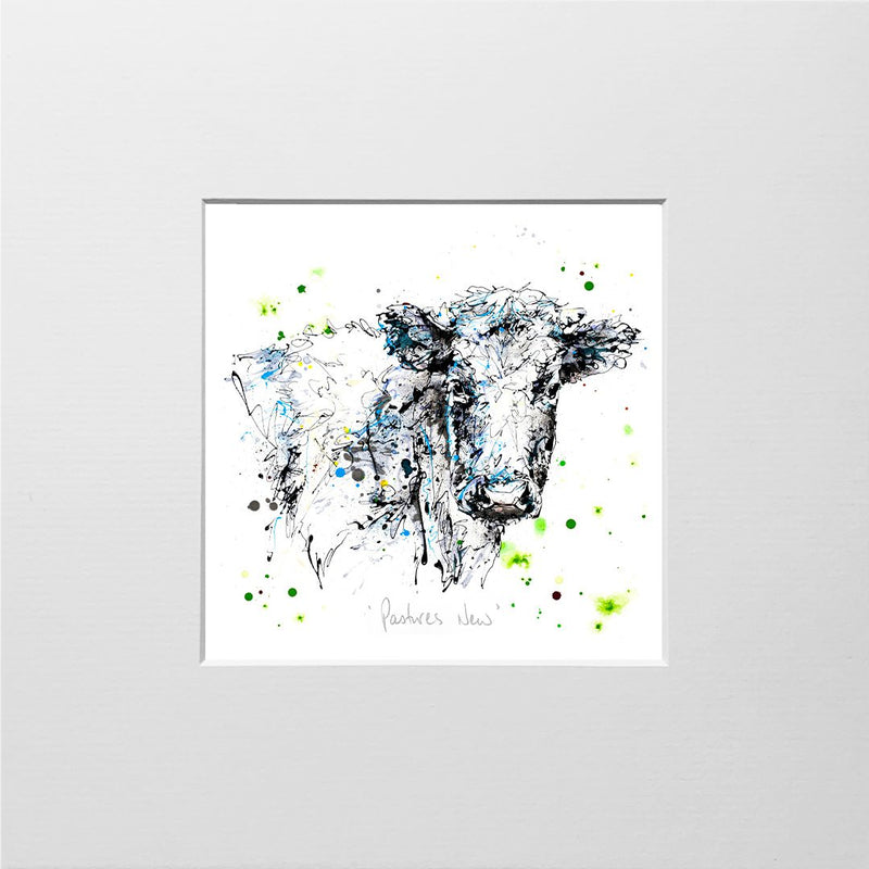 Pastures New - Cow Print with Size and Presentation Options