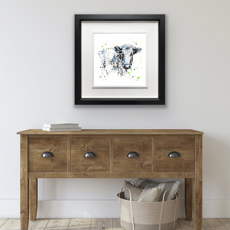 Pastures New - Cow Print with Size and Presentation Options