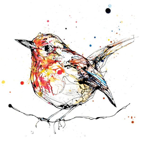 Peekaboo - Robin Print with Size and Presentation Options