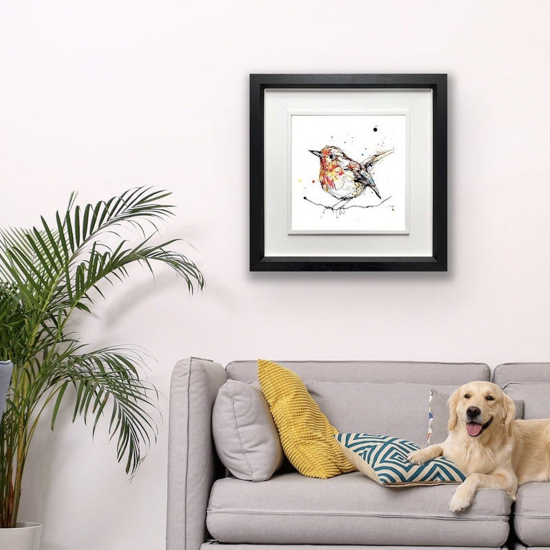 Peekaboo - Robin Print with Size and Presentation Options