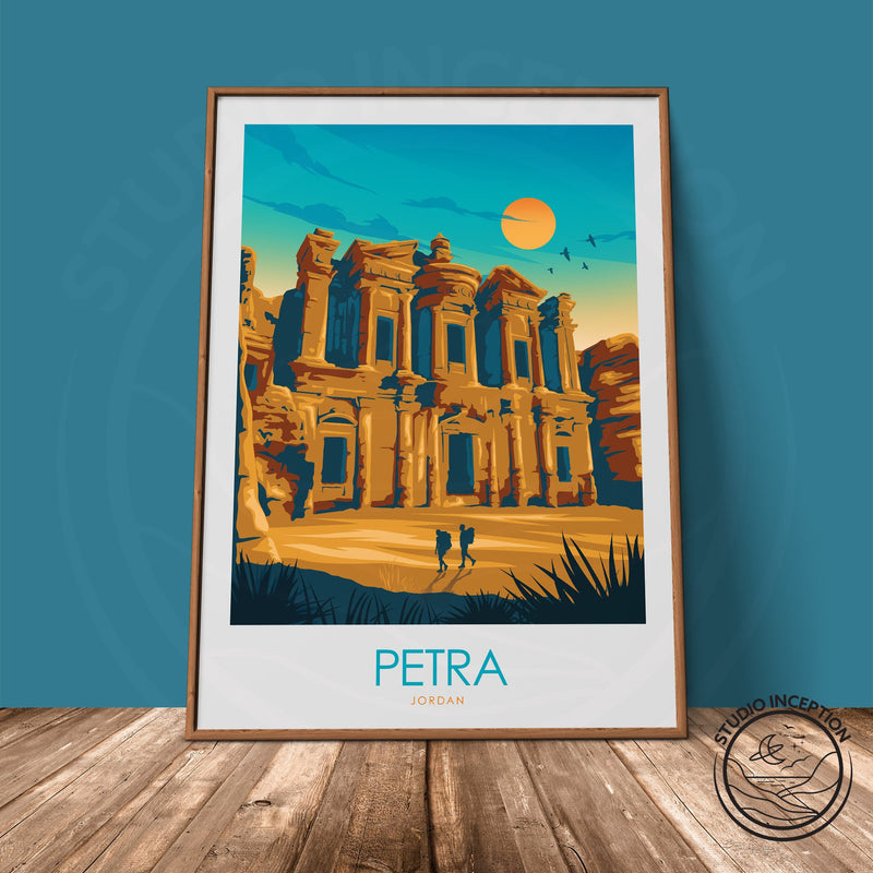 Petra Jordan Minimalist Print