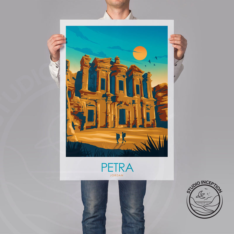 Petra Jordan Minimalist Print