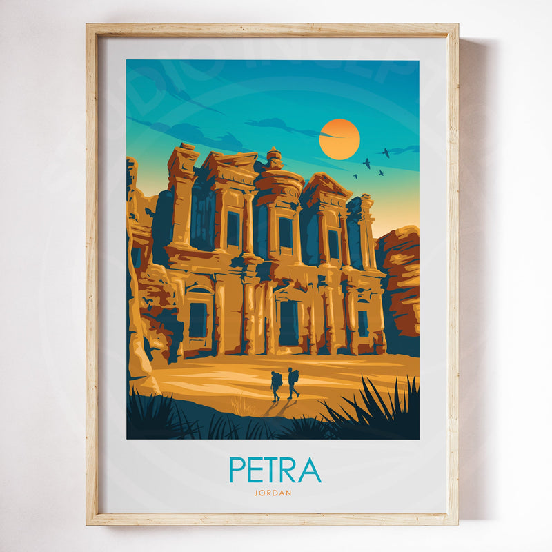 Petra Jordan Minimalist Print