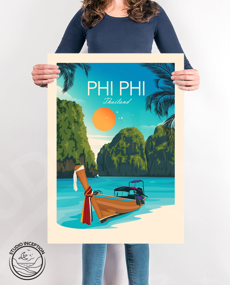 Phi Phi Traditional Style Print