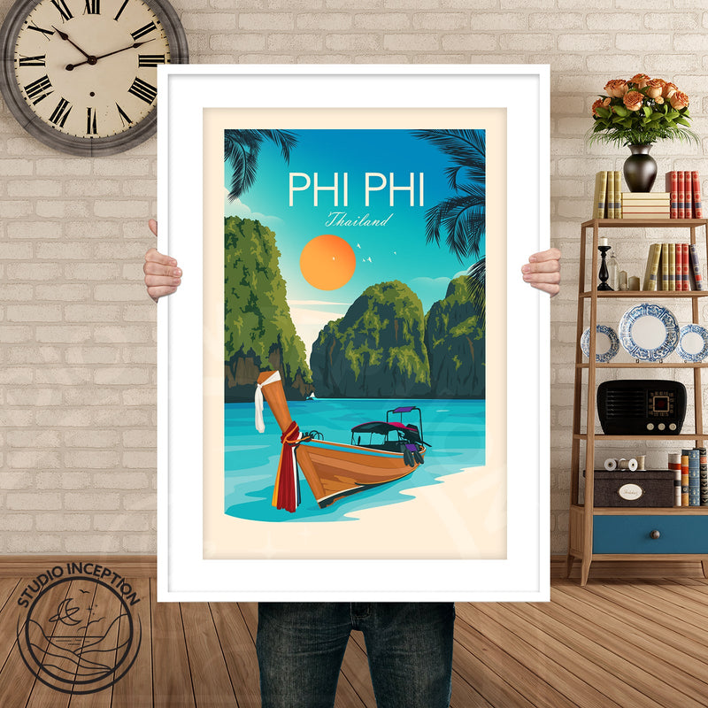 Phi Phi Traditional Style Print