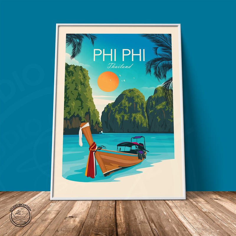 Phi Phi Traditional Style Print