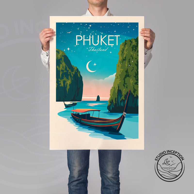 Phuket Thailand Traditional Style Print