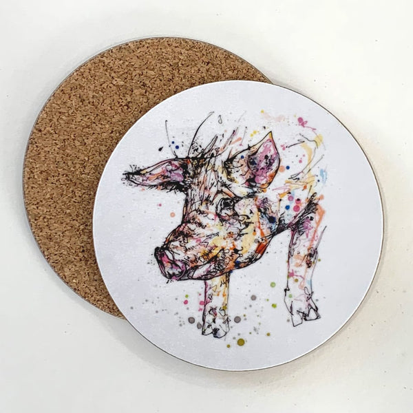 Farm Animal Coaster Gift Set of 6