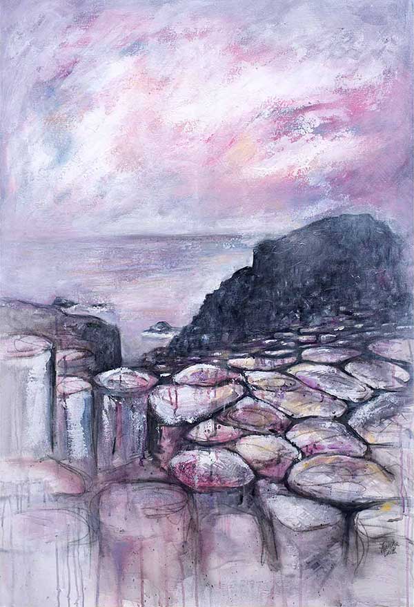 PINK CAUSEWAY Giclée Print