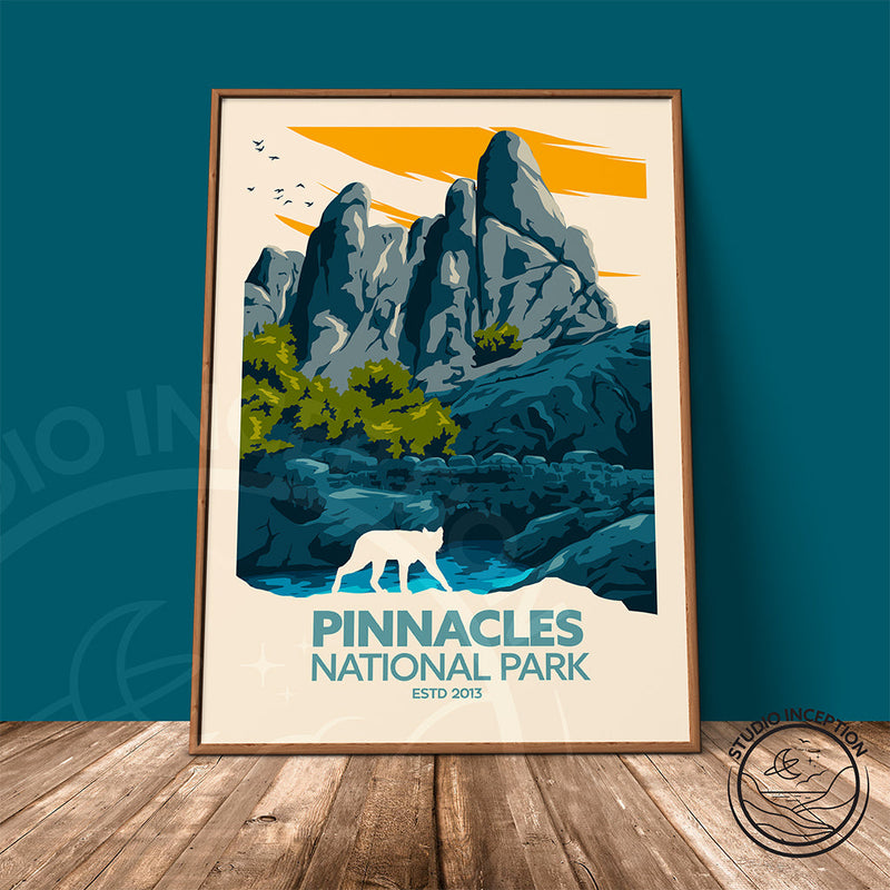 Pinnacles National Park Traditional Style Print