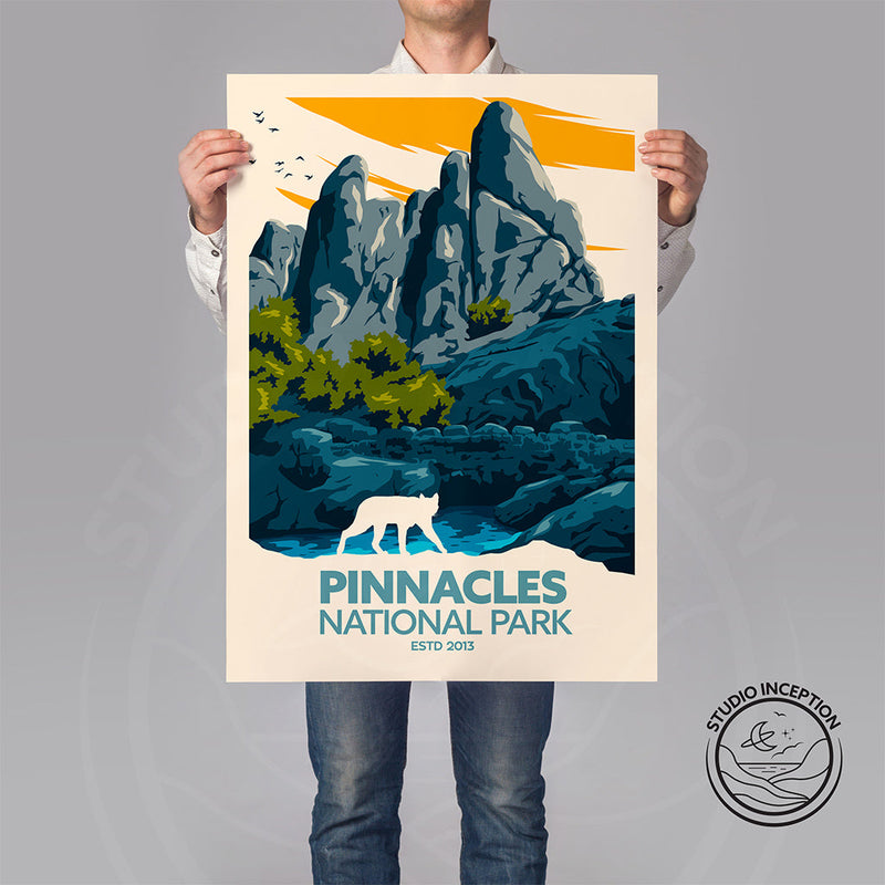 Pinnacles National Park Traditional Style Print