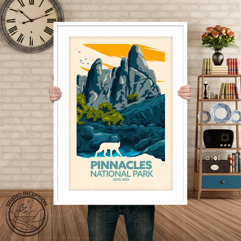 Pinnacles National Park Traditional Style Print