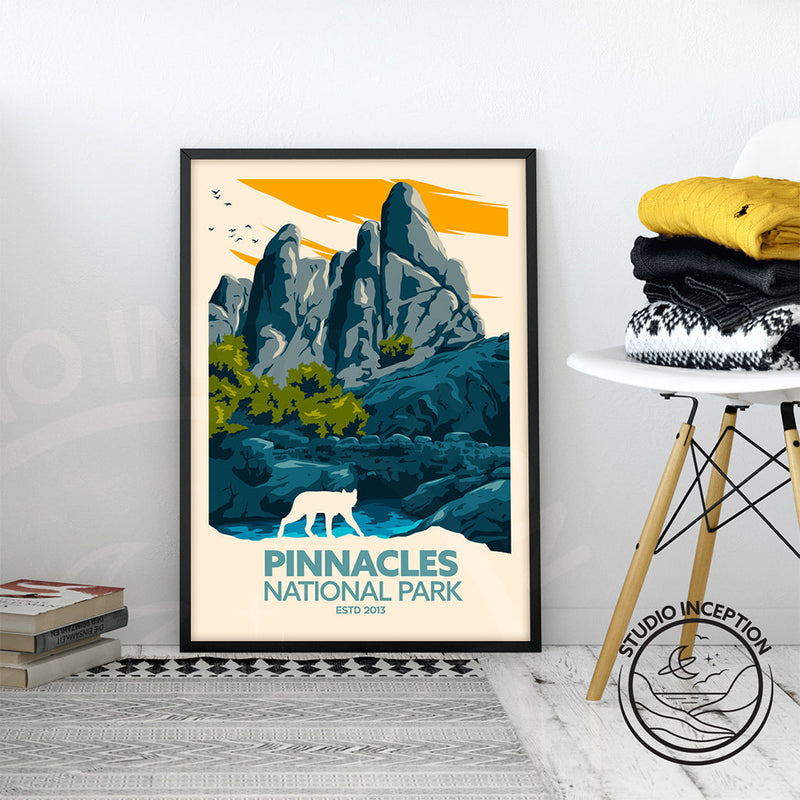 Pinnacles National Park Traditional Style Print