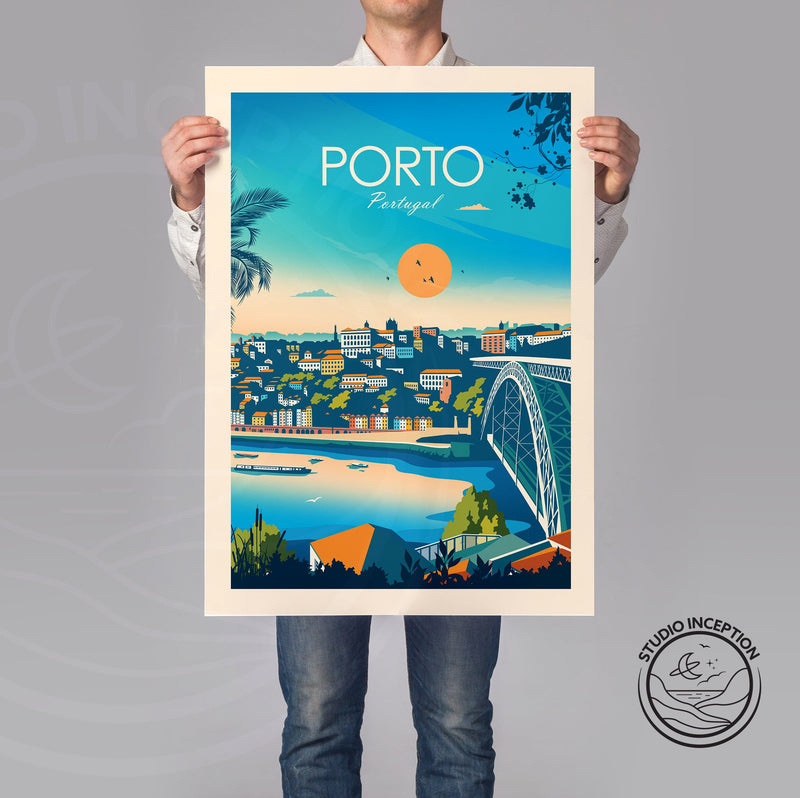 Porto Portugal Traditional Style Print