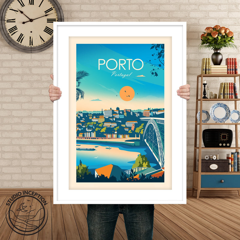 Porto Portugal Traditional Style Print