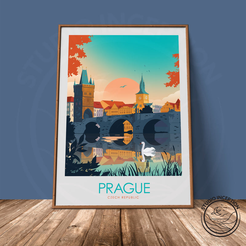 Prague Minimalist Print