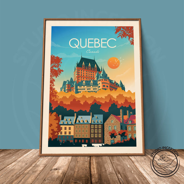 Quebec Traditional Style Print