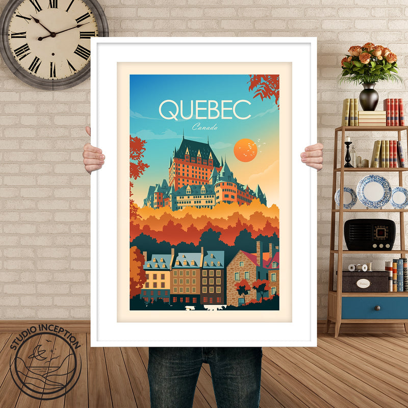 Quebec Traditional Style Print