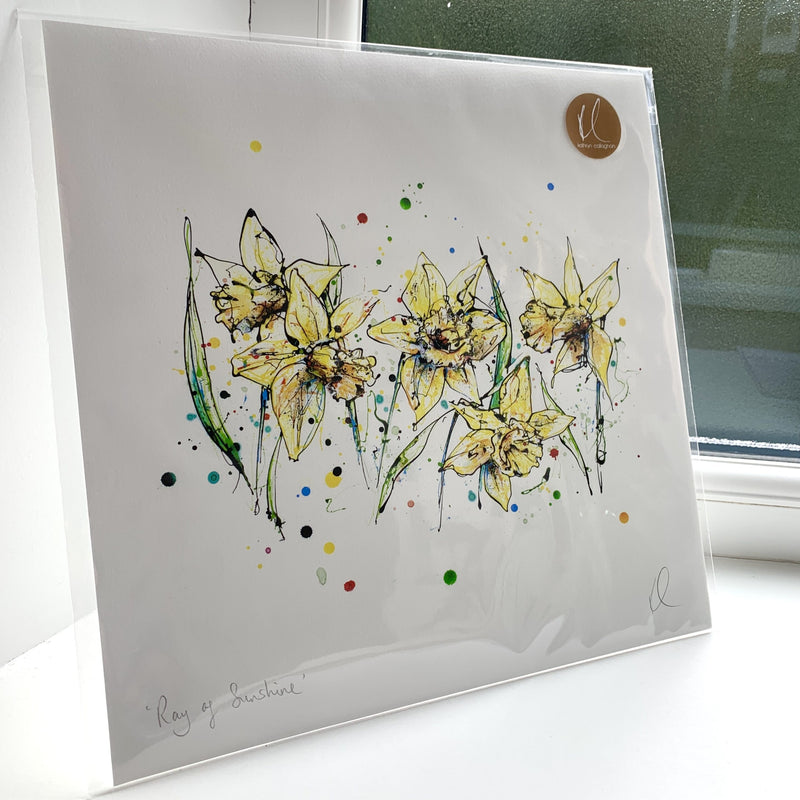 Ray of Sunshine - Daffodil Print with Size and Framing Options