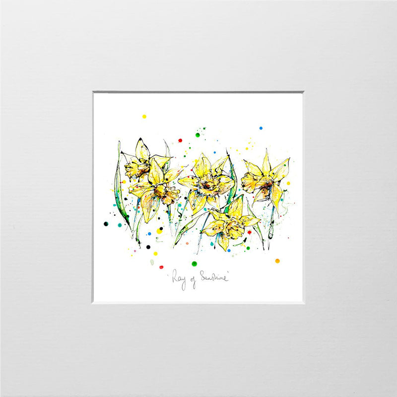 Ray of Sunshine - Daffodil Print with Size and Framing Options